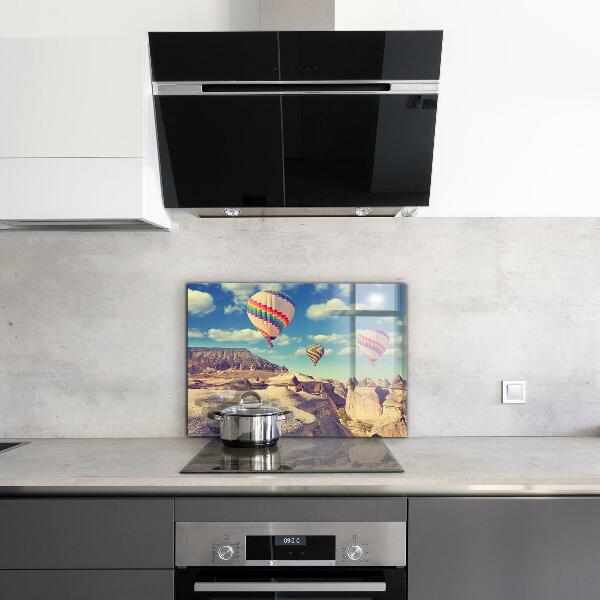 Paneles de vidrio para la cocina Globos de capadocia türkiye