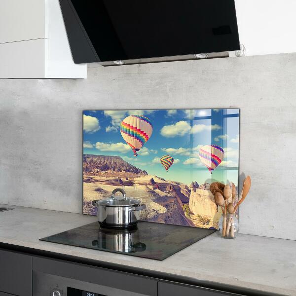 Paneles de vidrio para la cocina Globos de capadocia türkiye