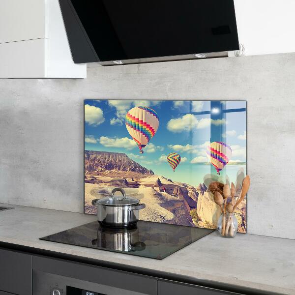 Paneles de vidrio para la cocina Globos de capadocia türkiye