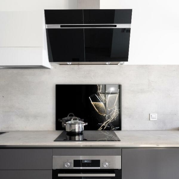 Paneles de pared Brindis nocturno con champán