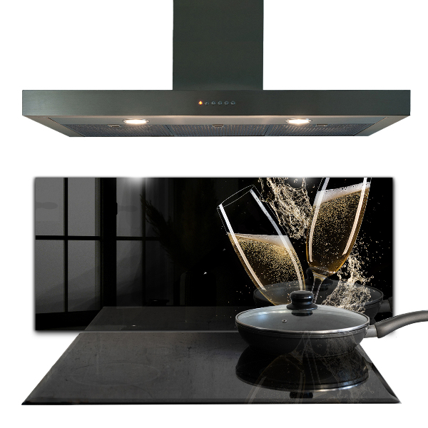 Paneles de pared Brindis nocturno con champán