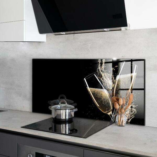 Paneles de pared Brindis nocturno con champán