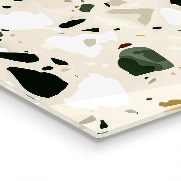 Paneles de vidrio para la cocina Piedra natural terrazo