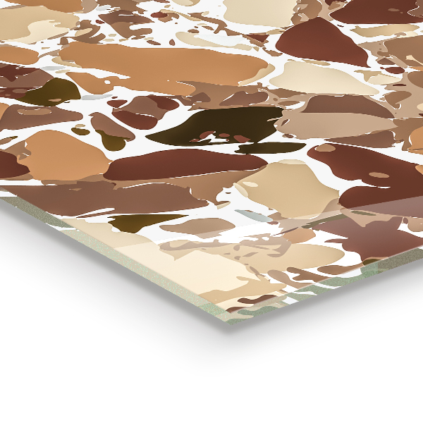 Paneles de vidrio para la cocina Piedra natural terrazo