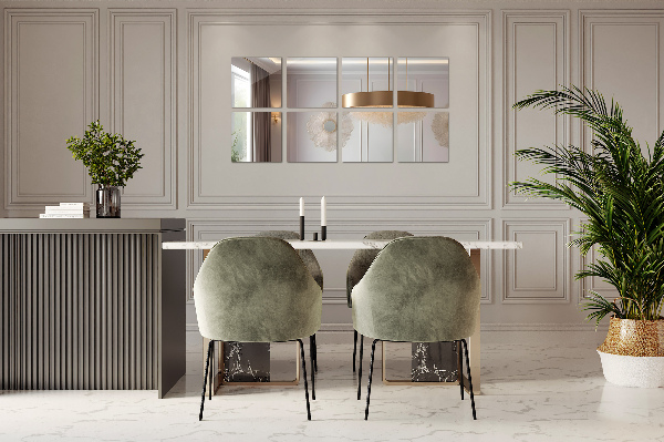 Azulejos espejo 6 ud 16x16 cm