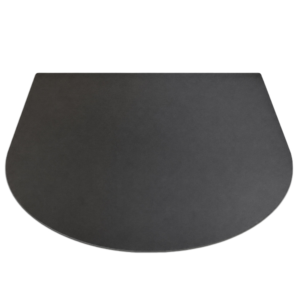 Semioval plancha acero barbacoa 80x90 cm