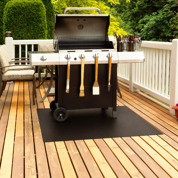 Rectangular plancha de acero para barbacoa 100x70 cm