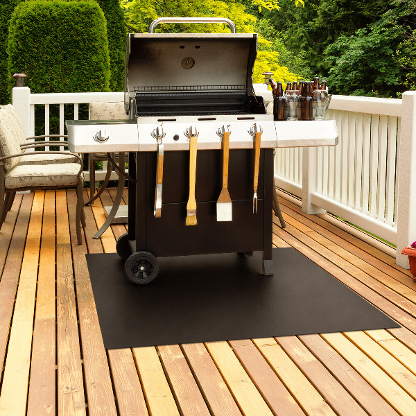 Plancha de asar rectangular para barbacoa de 100x80 cm