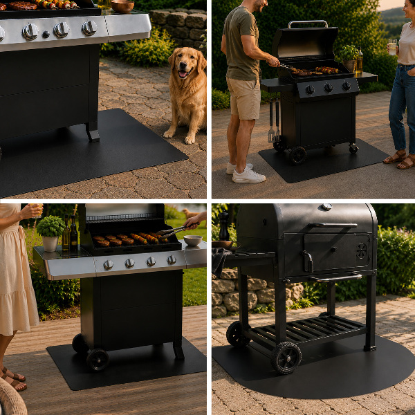 Rectangular chapa barbacoa 100x80 cm
