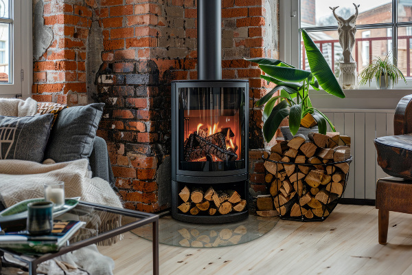 Placa de vidrio para chimenea 100x100 cm