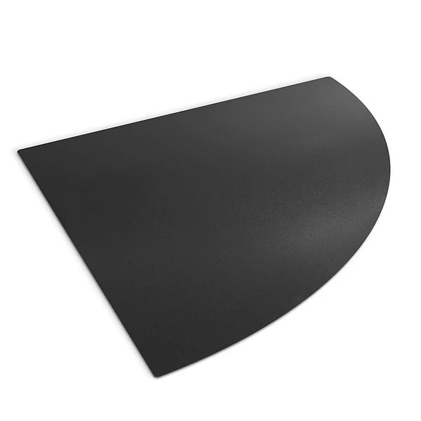 Protector de suelo de chapa negra para estufa de leña de 100x100 cm