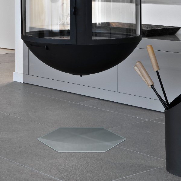 Protector de suelo para estufas hexagonal semitransparente h40 cm