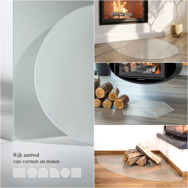 Protector de suelo para estufas hexagonal semitransparente h40 cm