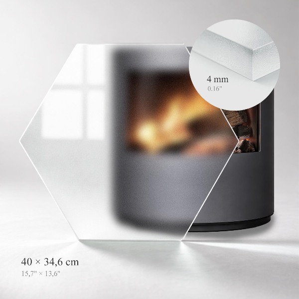 Protector de suelo para estufas hexagonal semitransparente h40 cm