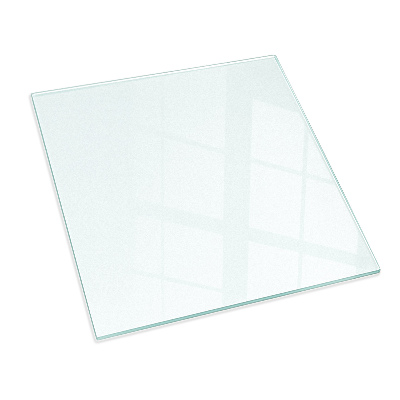 Placa protectora suelo estufa cuadrada semitransparente 60x60 cm