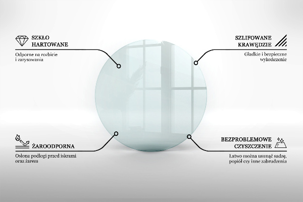 Protector de suelo para estufa fi60 cm