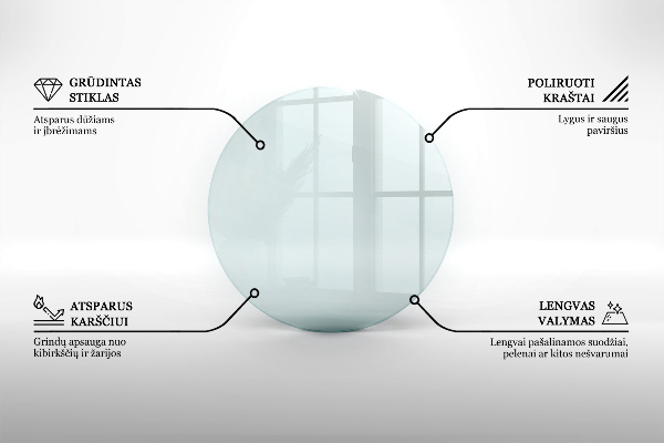 Protector de suelo para estufa fi80 cm