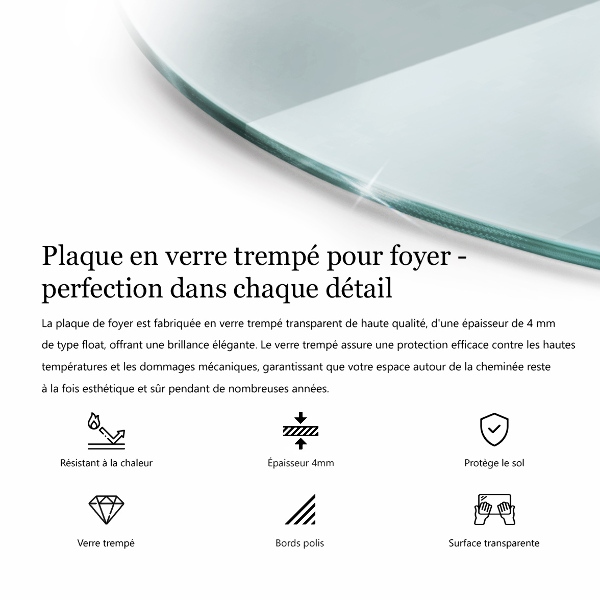 Protector de suelo para estufa fi80 cm