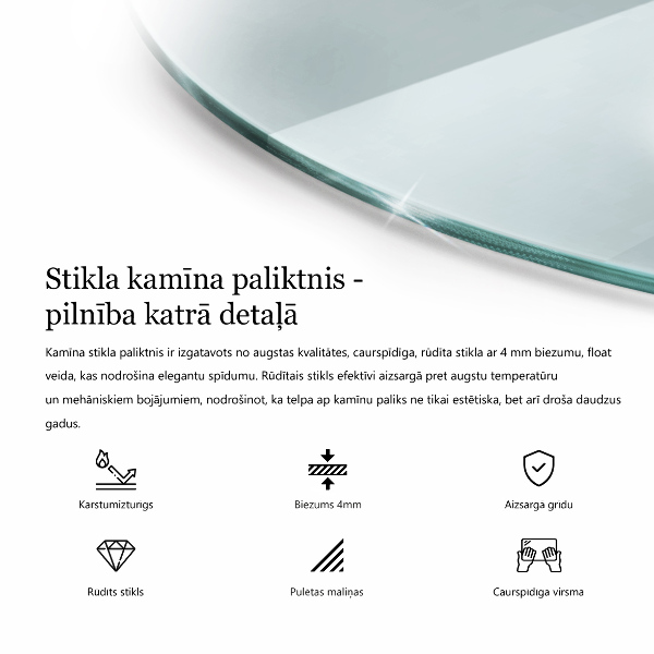 Protector de suelo para estufa fi80 cm