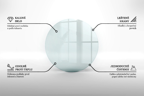 Protector de suelo para estufa fi90 cm