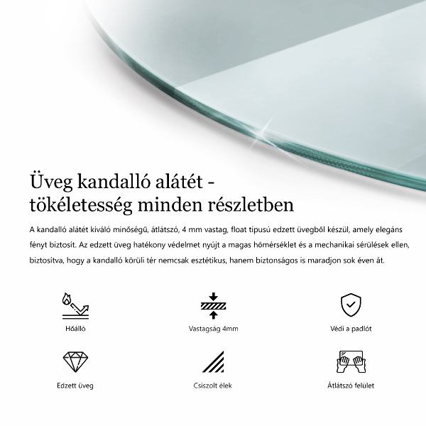 Protector de suelo para estufa fi90 cm