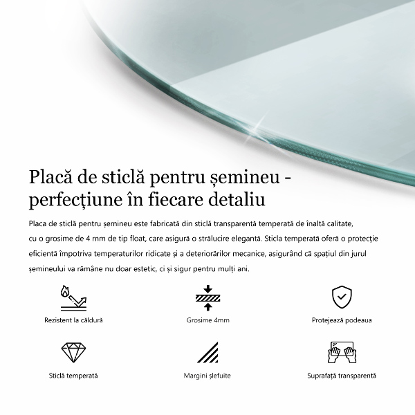 Protector de suelo para estufa fi90 cm