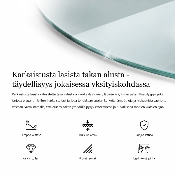 Protector de suelo para estufa fi90 cm