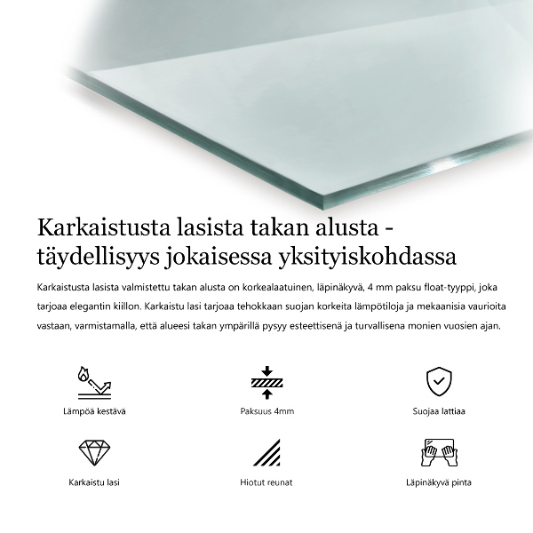 Placa protectora suelo estufa 100x70 cm