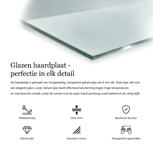 Placa protectora suelo estufa 120x80 cm