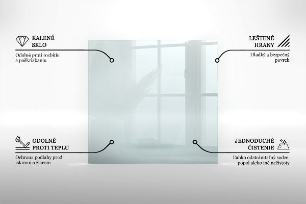 Placa protectora suelo estufa 140x70 cm