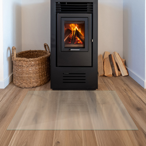 Placa de vidrio para chimenea semitransparente 100x70 cm