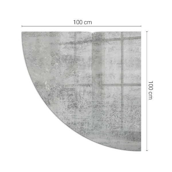 Cuarto de círculo protector suelo para estufa de leña Textura de fondo abstracta