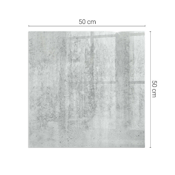 Cuadrada placa protección suelo estufa Textura de hormigón crudo