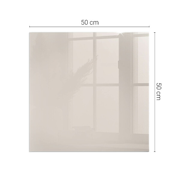 Cuadrada placa protección suelo estufa Color rosa pálido