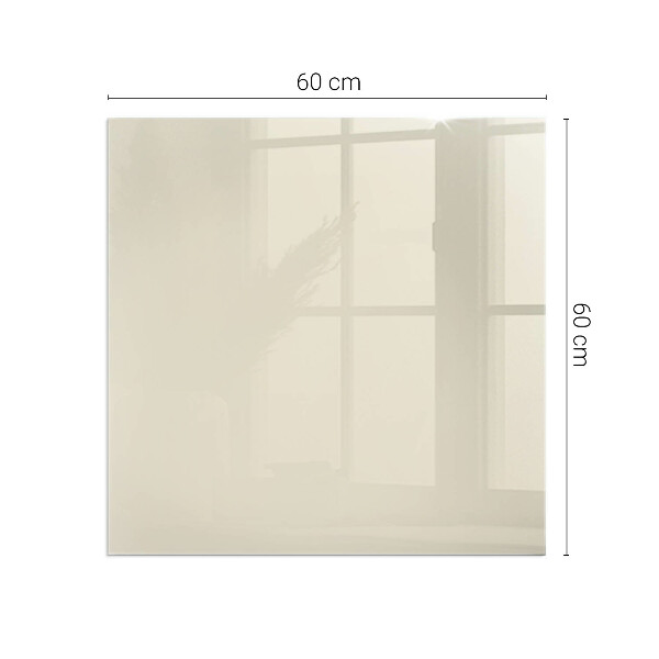 Cuadrada protector de suelo para estufa Color beige