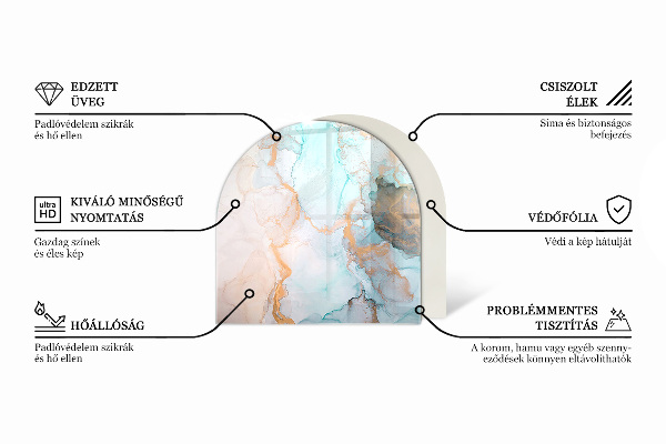 Lápida placa protectora suelo estufa Veta de la madera en sección transversal