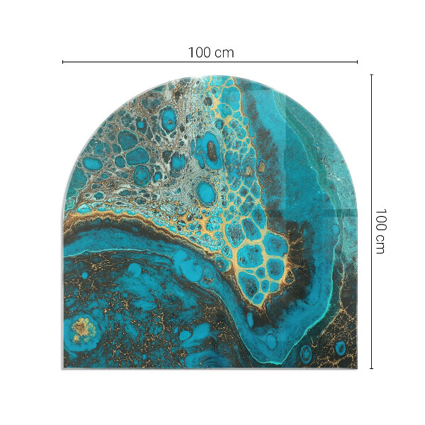 Lápida placa de protección para estufa Patrón orgánico abstracto