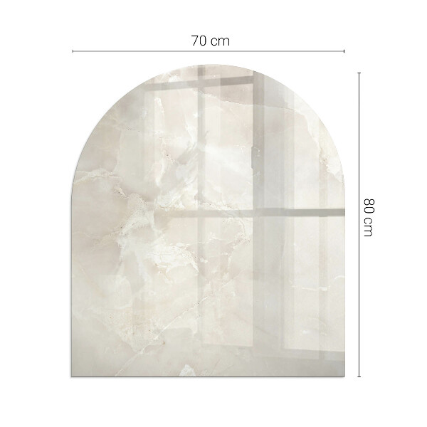 Lápida placa protectora suelo estufa Patrón de mármol natural