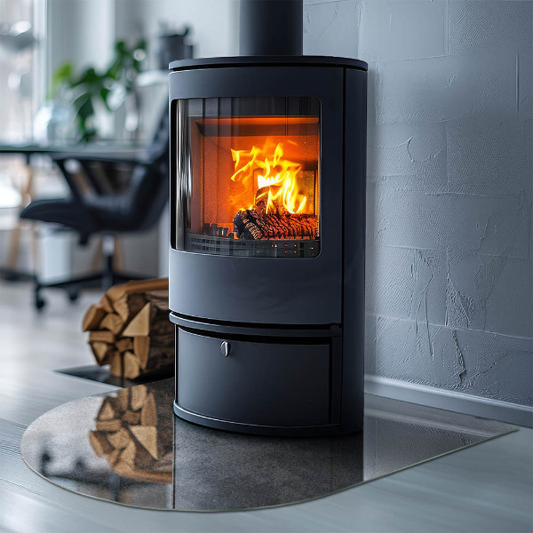 Lápida placa protectora suelo estufa Textura de superficie cruda