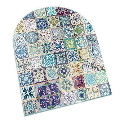 Lápida placa de protección para estufa Patrones de mosaico en azulejos