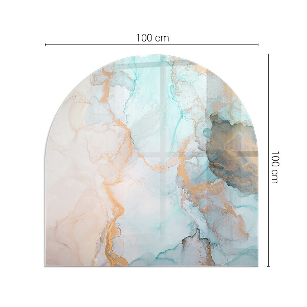 Lápida placa de protección para estufa Patrón fluido abstracto