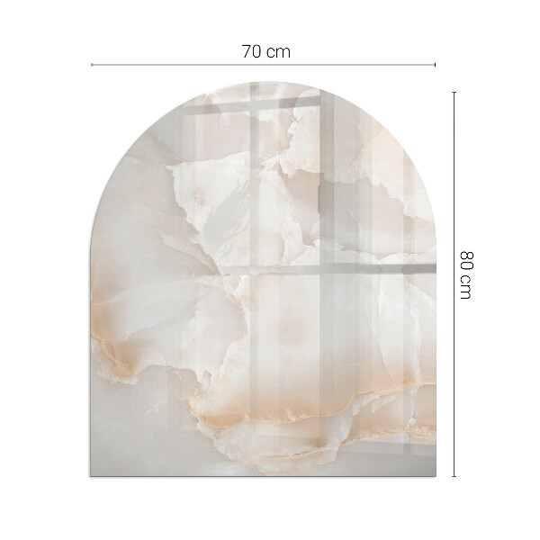 Lápida placa de vidrio para chimenea Patrón de piedra natural