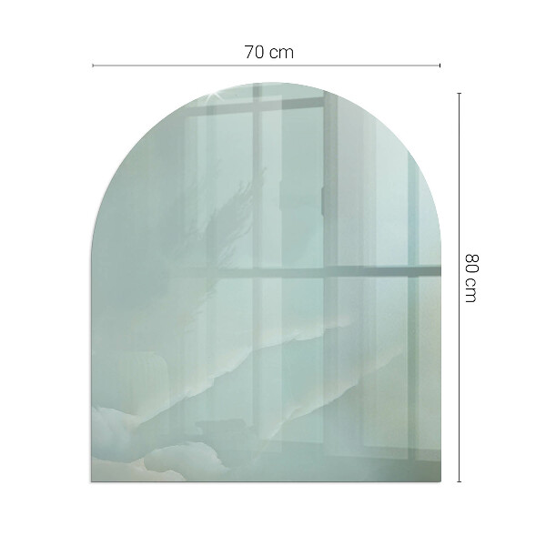 Lápida placa de protección para estufa Delicado patrón de mármol