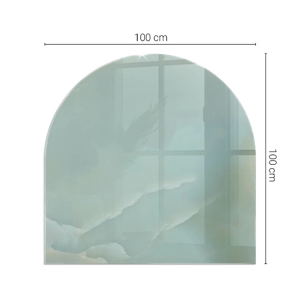 Lápida placa de protección para estufa Delicado patrón de mármol