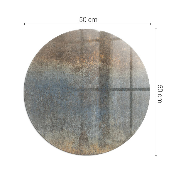 Redonda placa protectora suelo estufa Patrón de textura abstracta