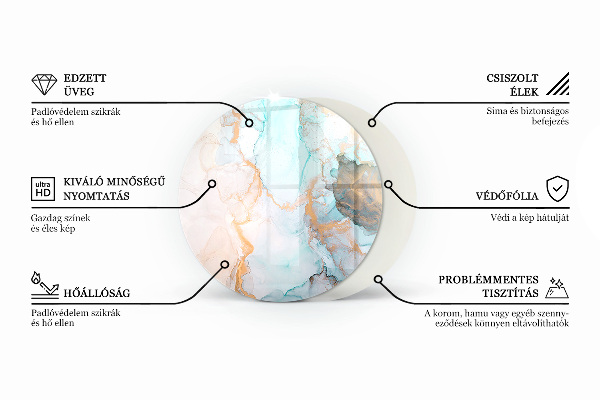 Redonda placa protectora suelo estufa Patrón floral con mariposas