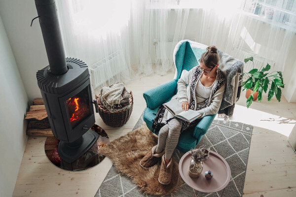Redonda placa de protección para estufa Ramo de flores en detalle