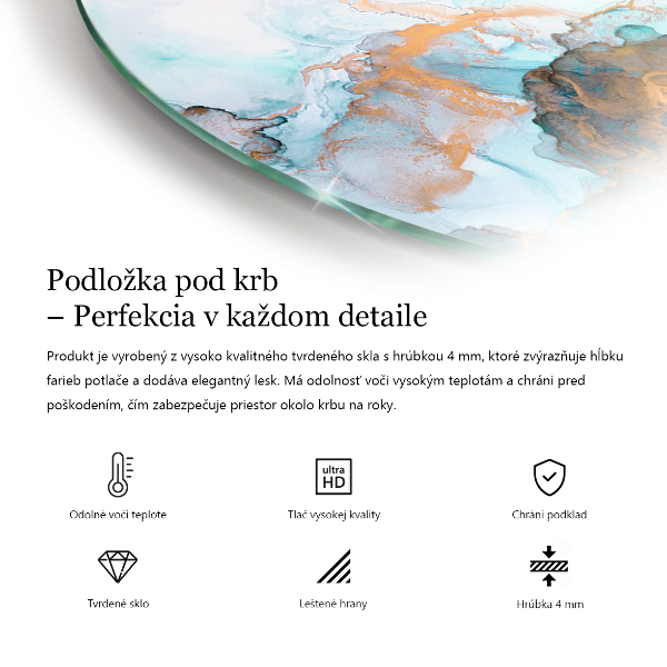 Redonda placa protectora suelo estufa Color gris verdoso