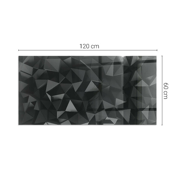 Rectangulare placa protección suelo estufa geometría tridimensional