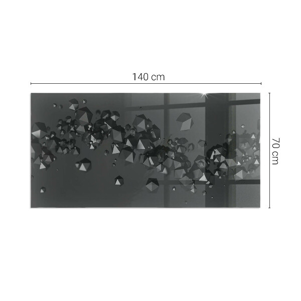 Rectangulare protector de suelo para estufa Nube abstracta de sólidos